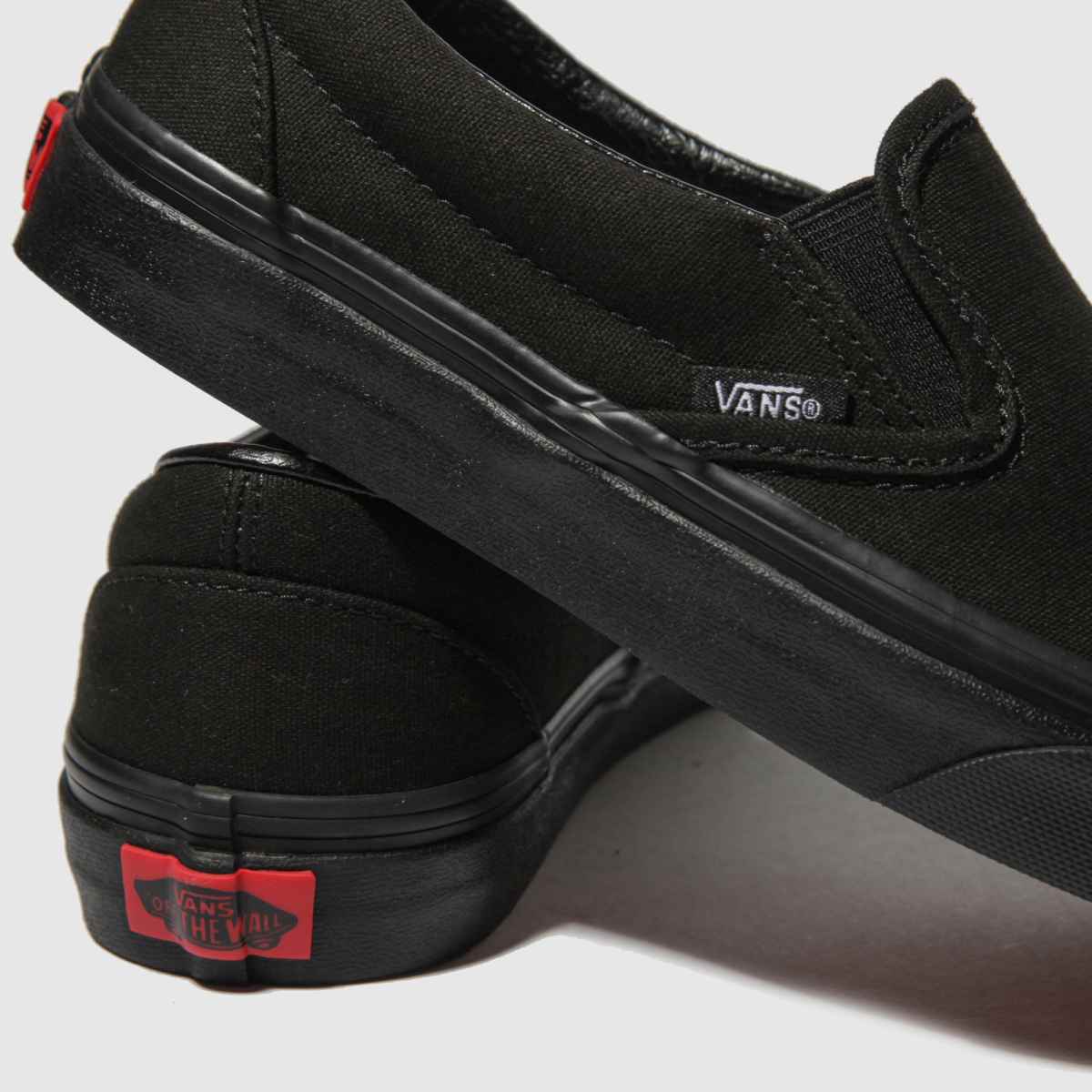 Vans Classic Slip on Black on Black - Image 3